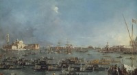 GUARDI – Corteo Gondole in Bacino San Marco - MFA Boston GUARDI – Corteo Gondole in Bacino San Marco - MFA Boston