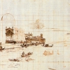 Gaspare Vanvitelli, Veduta di Santa Maria della Salute e l'entrata del Canal Grande