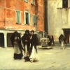 John Singer Sargent (1856 – 1925), Sortie de l’église, Campo San Canciano, Venice, 1882