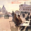 Café on the Riva degli Schiavoni, Venice, ca. 1880-82