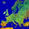 Europe seen by ERS-2 satellite