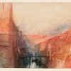 J.W.Turner, Venezia: una veduta immaginaria dell'Arsenale, 1840 ca.