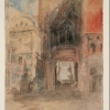 J.W.Turner, La porta della Carta, Palazzo Ducale, 1840 ca.
