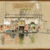 James McNeill Whistler_Il palazzo bianco e rosa_18791880_Paul Mellon Fund e Patrons' Permanent Fund_Exhibition The poetry of light_Venetian drawings from the National Gallery of Art, Washington_From December 6th 2014 to March 15th 2015 Museo Correr, Venice