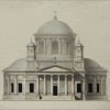 Giacomo Quarenghi_Progetto incompleto della Cattedrale di Kazan’a Pietroburgo,1780 San Pietroburgo
