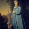 Vladimir Borovikovskij_Caterina II a passeggio nel parco di Carskoe Selo, 1794 Mosca, Museo storico di Stato