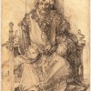 Albrecht Dürer Sultano orientale in trono ca. 1495