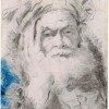 Lorenzo Tiepolo Uomo anziano barbuto con la testa appoggiata alla mano 1755-1762