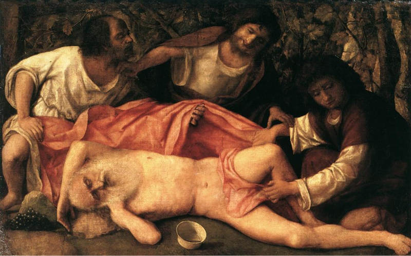 Giovanni Bellini - Ebbrezza di Noè_