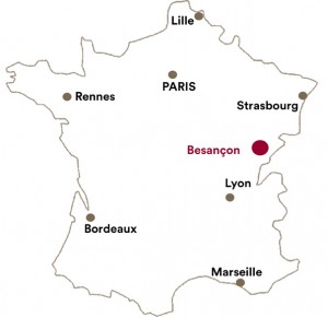 Mappa Francia - besancon