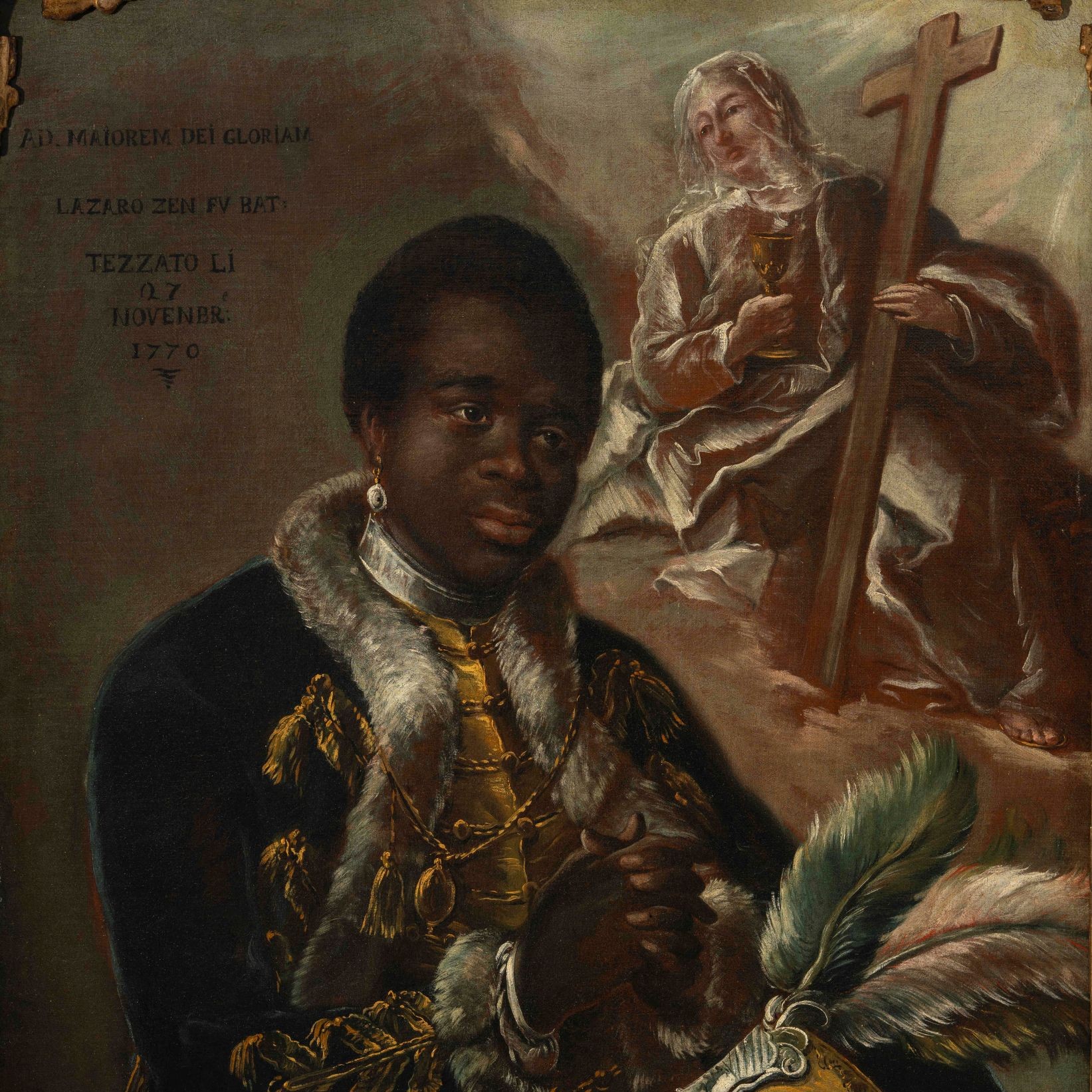 Ritratto di Lazzaro Zen di Francesco Guardi dettaglio