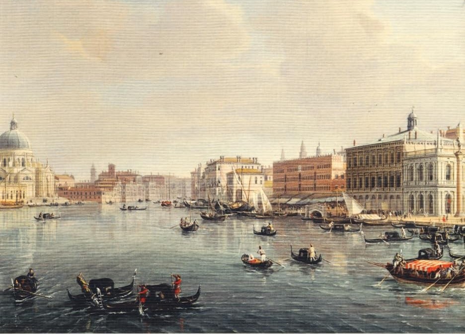 Dipinto con veduta Canal Grande