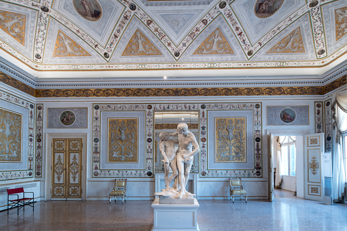 Sala con scultura Canova